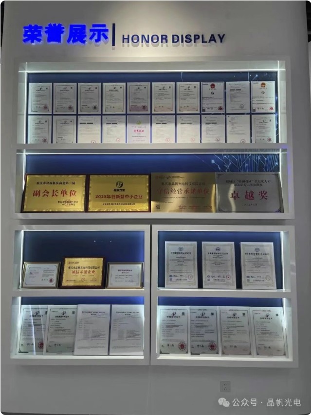 双重备案！晶帆光电两款核心产品斩获9项专利 +通过“国家专利密集型产品认定”硬核实力领跑行业